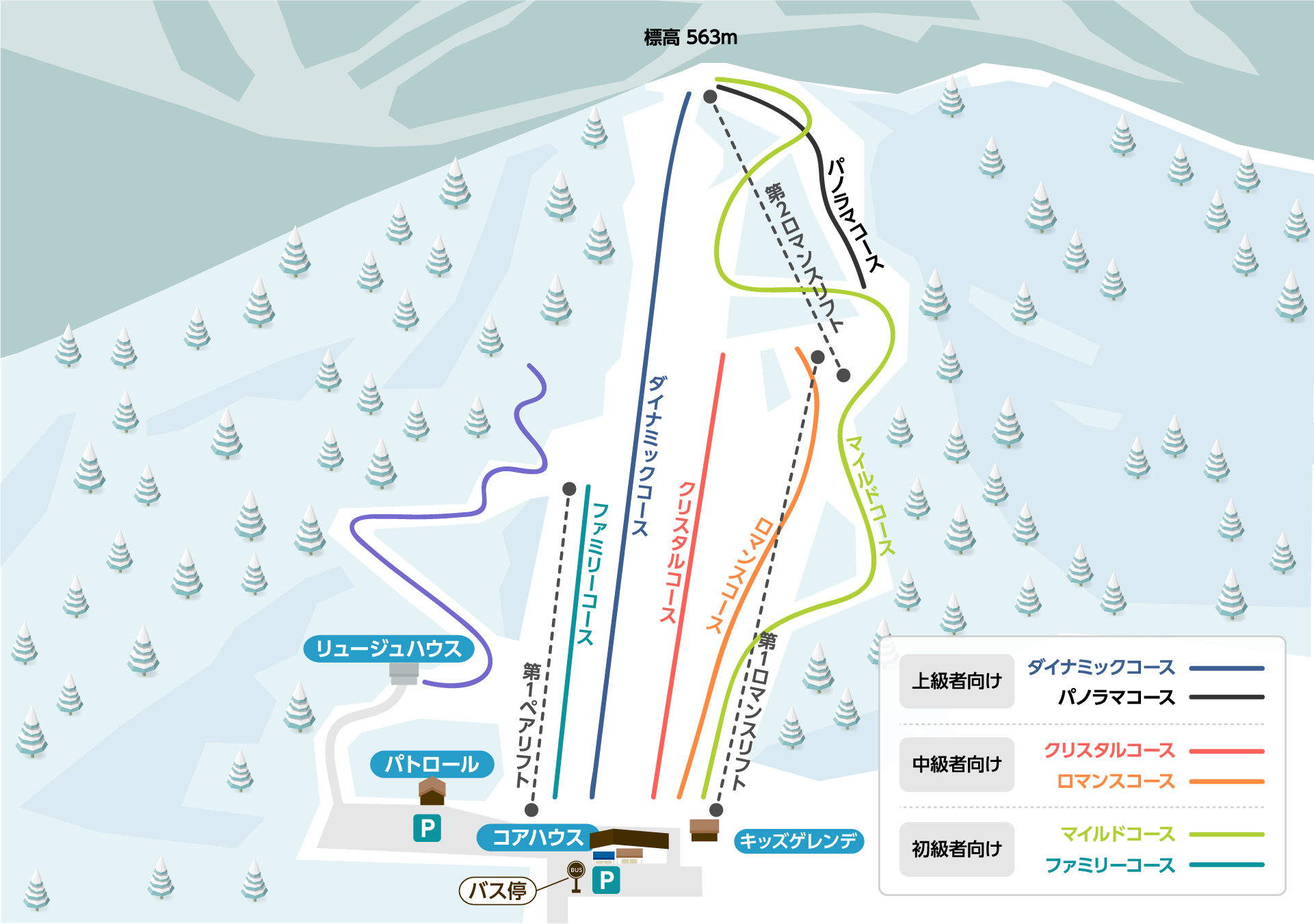 ゲレンデマップ fu s フッズ 札幌市藤野野外スポーツ交流施設
